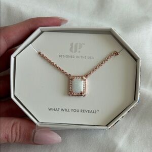 BP Rose Gold Necklace with Opal Pendant - October 2025